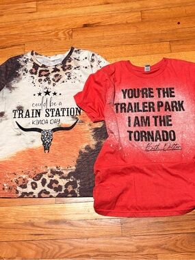 2 Yellowstone Shirts . One Classy & One Trashy … Size small